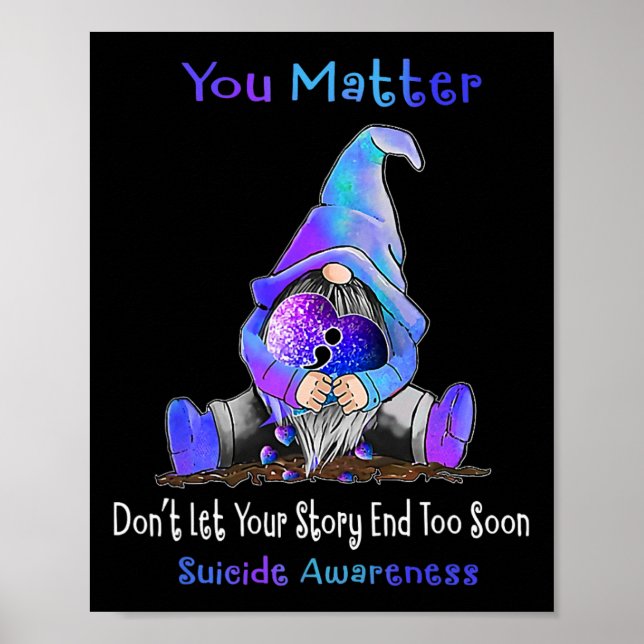 Du har problem med Gnome Heart Suicic Prevention A Poster (Framsidan)