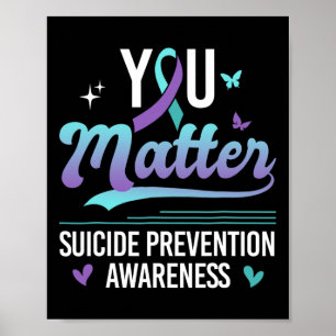 Du har problem med självmordsförebyggande medvetan poster