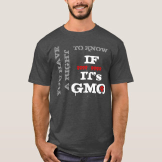 Du har rakt till en veta, om det är GMO Tee Shirt