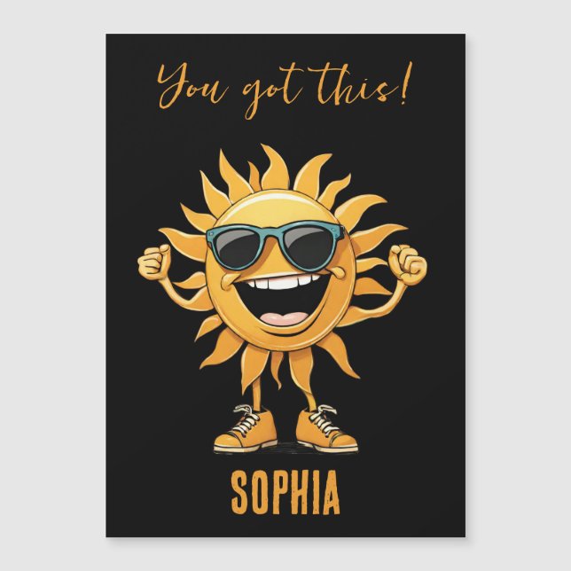 Du Har Sol med solglasögon.. (Framsida)