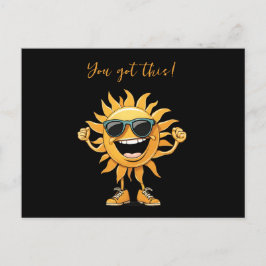 Du Har Sol med solglasögon.. Vykort
