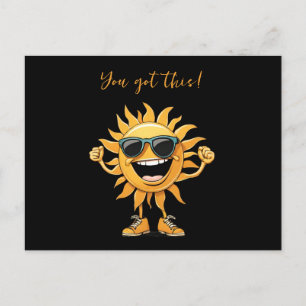 Du Har Sol med solglasögon.. Vykort