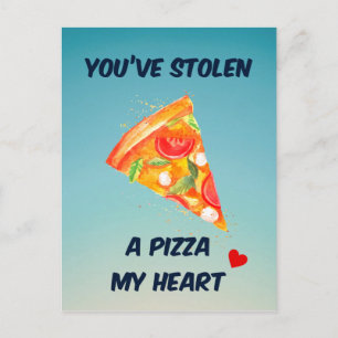 Du har stulit en pizza mitt hjärta Kort för häls