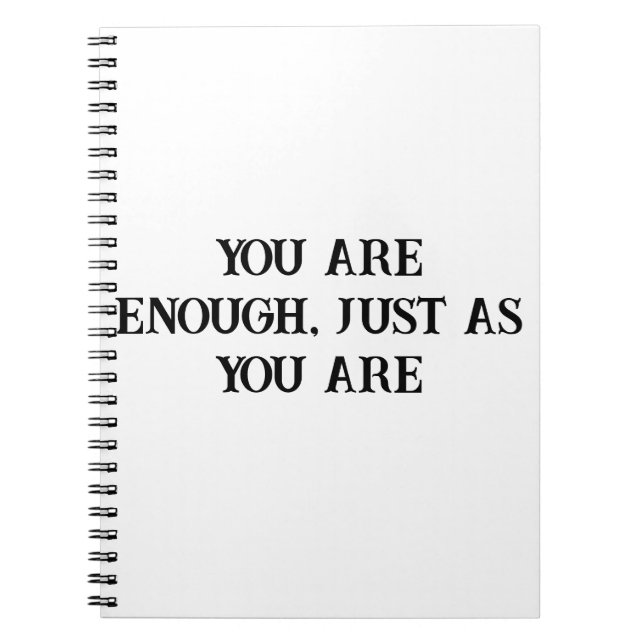 Du har tillräckligt med egen Kärlek-bärbar dator Anteckningsbok (Framsidan)