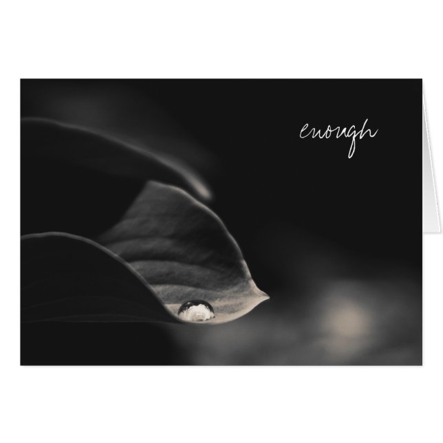 Du har tillräckligt med tomt kort (Framsidan Horizontal)