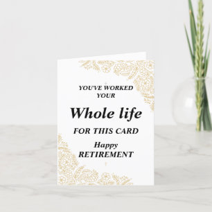 Du har tjänat det Helgdag Card - Pension Greetin Helgkort