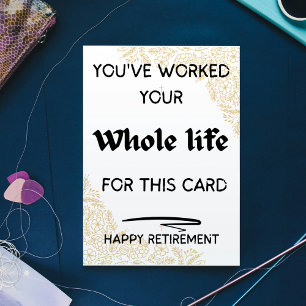 Du har tjänat det Helgdag Card - Pension Greetin Helgkort