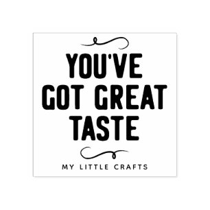 Du Har Underbar Taste Small Business Namn Stämpel