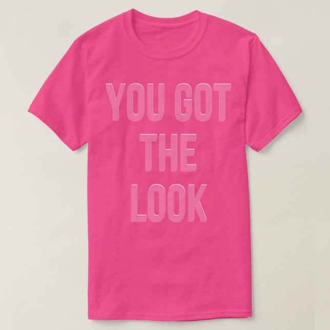 Du har utseendet t shirt (Design framsida)