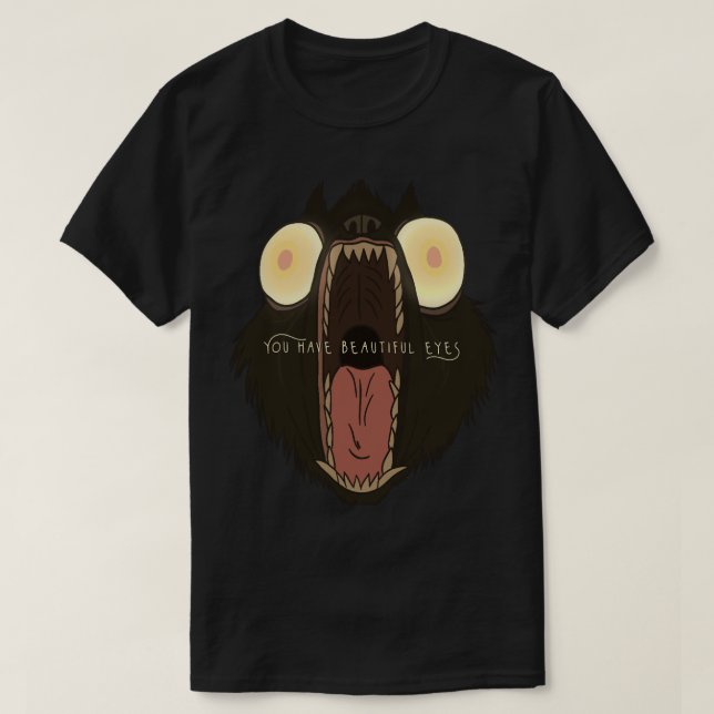 Du har vackert ögon! t shirt (Design framsida)