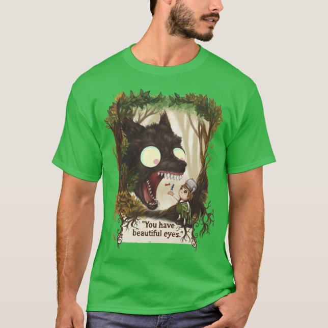 Du har vackra ögon över trädgårdsmuren t shirt (Framsida)