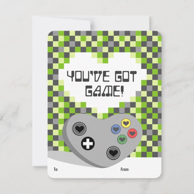 Du har Valentineser för Har Game Clever Classroom Julkort (Framsida)