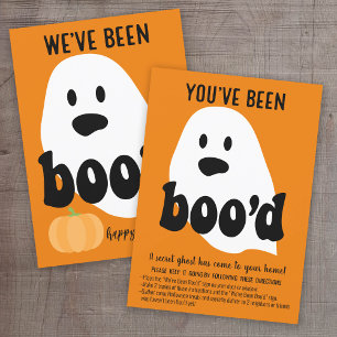 Du har varit Boo'd Game-grannskapet Halloween Inbjudningar