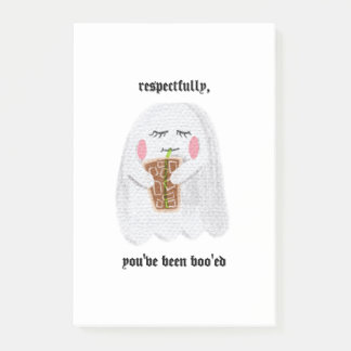 Du har varit Boo'ed Sticky Notes Post-it Block