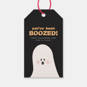Du har varit Boozed Halloween Cute Ghost Flaska Mä Presentetikett