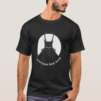 Du har varit elak Bror - Rolig Krampus Dålig Tomte T Shirt