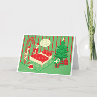 Du har varit en stygg flicka! helgkort