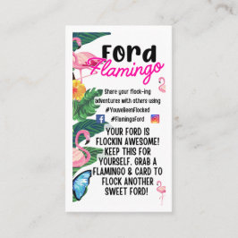 Du har varit Flamingo'd Lastbil Cards Märkre Visitkort
