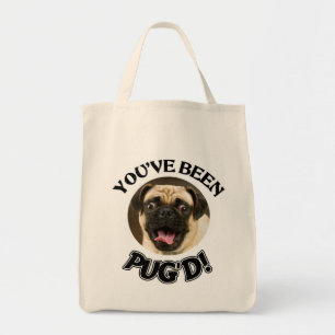 DU HAR VARIT PUG'D - ROLIG MOPSTOTO TYGKASSE