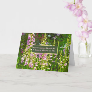 "Du har varit som ett andra Mor för mig"/blommigt Kort