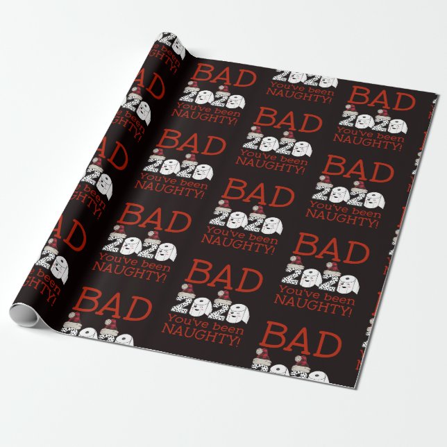 Du har varit stygg 2020 Karantän jul Presentpapper (Utrullad)