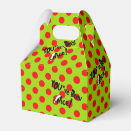 Du har varit stygg eller trevlig Glad helg Party Presentaskar