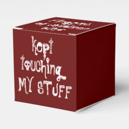 Du har varnats. presentaskar