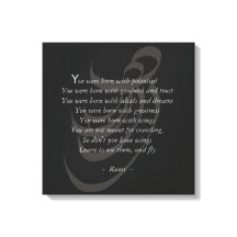 Du har vingar Rumi visdom