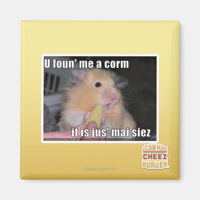 Du hittade mig en majs magnet (Framsidan)