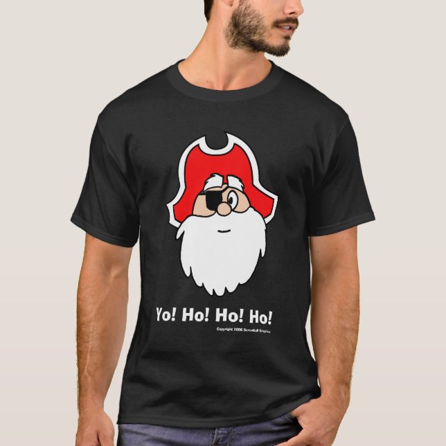 Du! Ho! Ho! Ho! Grundläggande Mörk T-Shirt (Framsida)