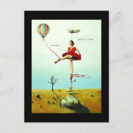 Du höjer mig med inspirationskort för Ballerina Vykort