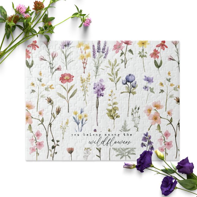 Du hör hemma bland vildblommorna  pussel (Skapare uppladdad)