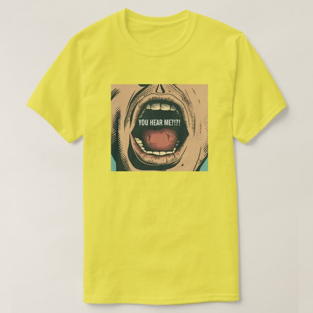 Du hör mig t shirt (Design framsida)