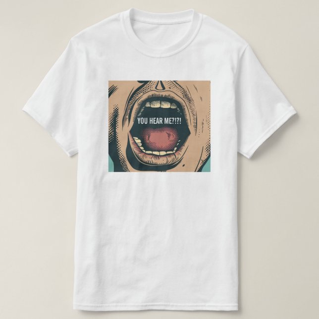 Du hör mig t shirt (Design framsida)
