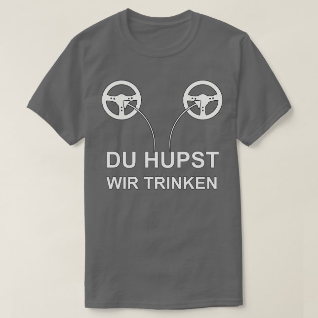 Du Horn Vi Dricker JGA Kvinnlig Bröllopspresent Br T Shirt (Design framsida)