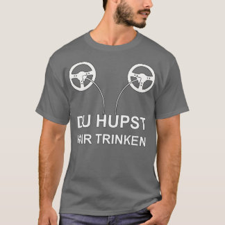 Du Horn Vi Dricker JGA Kvinnlig Bröllopspresent Br T Shirt