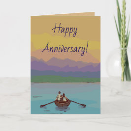 DU I MIG ÄR ANNIVERSARY CARD TACK KORT
