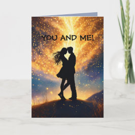 DU I MIG ÄR ANNIVERSARY CARD TACK KORT