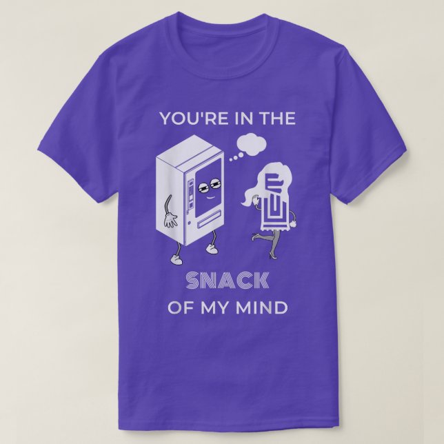 Du i min hjärna, Funny Snack Älskare. T Shirt (Design framsida)