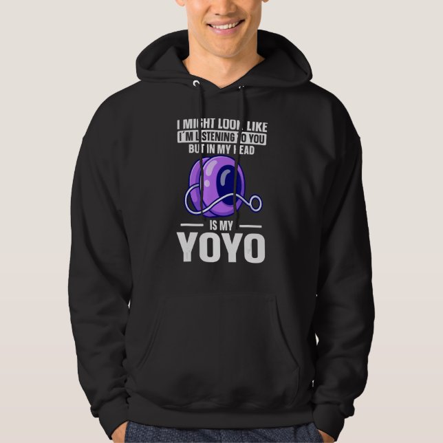 Du i mitt huvud är du hoodie (Framsida)