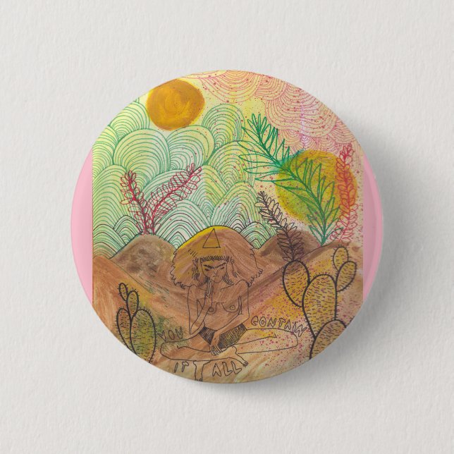 Du innehåller det som ALL ⊙ | klämma fast Knapp (Framsida)