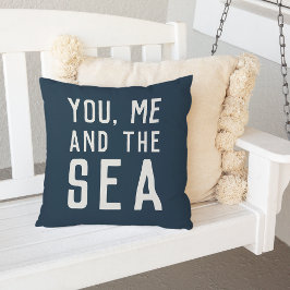 Du, jag och havet utomhuskudde
