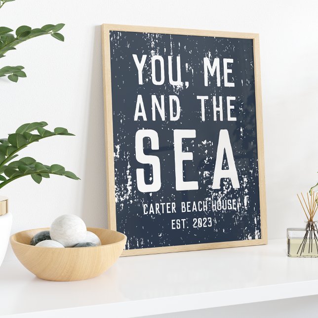 Du, jag och Sea Personlig Beach House Poster (Skapare uppladdad)