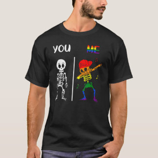Du Jag Stöd Lgbt Rättigheter Mänsklig Stolthet Jäm T Shirt