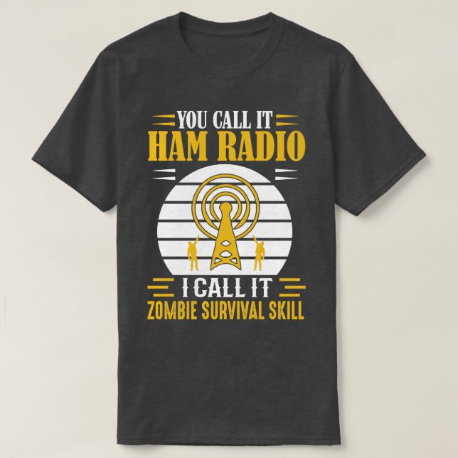 Du kallar det Ham Radio T Shirt (Design framsida)