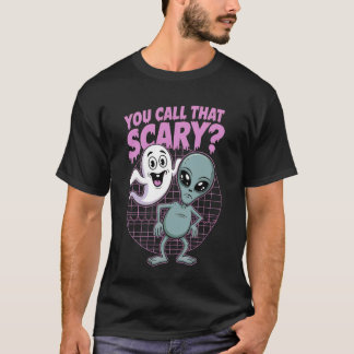 Du Kallar Det Skräck Sarksatisk Utomjording Hallow T Shirt