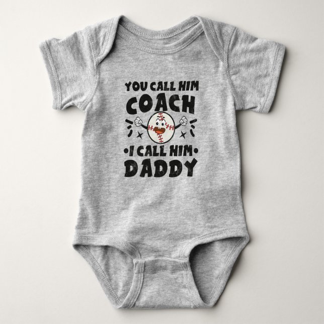 Du Kallar Honom Coach Jag Kallar Honom Pappa, Söt  T Shirt (Framsida)