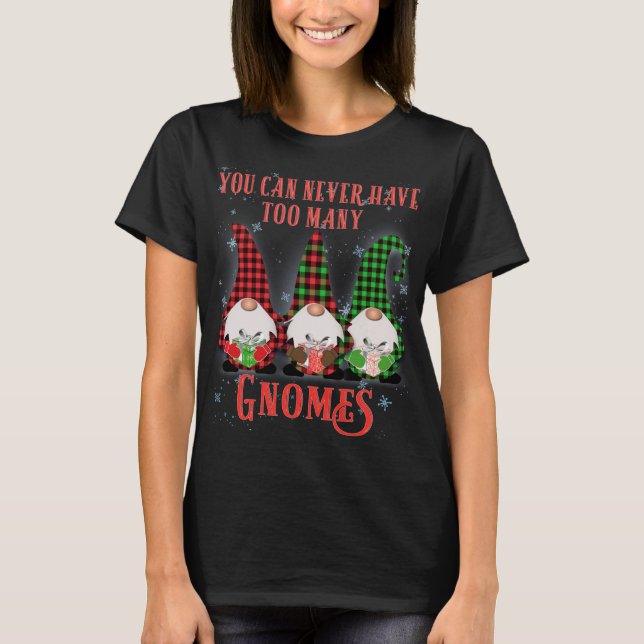 Du kan aldrig bli tvungen till många Gnomes Supers T Shirt (Framsida)
