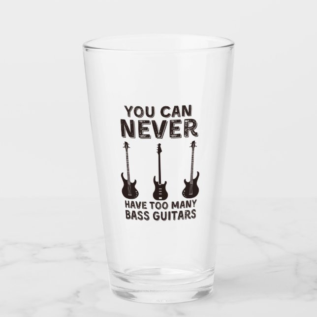 Du kan aldrig ha för många basgitarr glaskopp (Framsida)