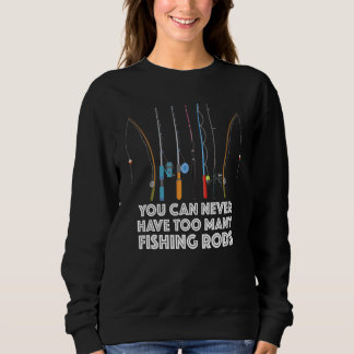 Du kan aldrig ha för många fiskespön t shirt